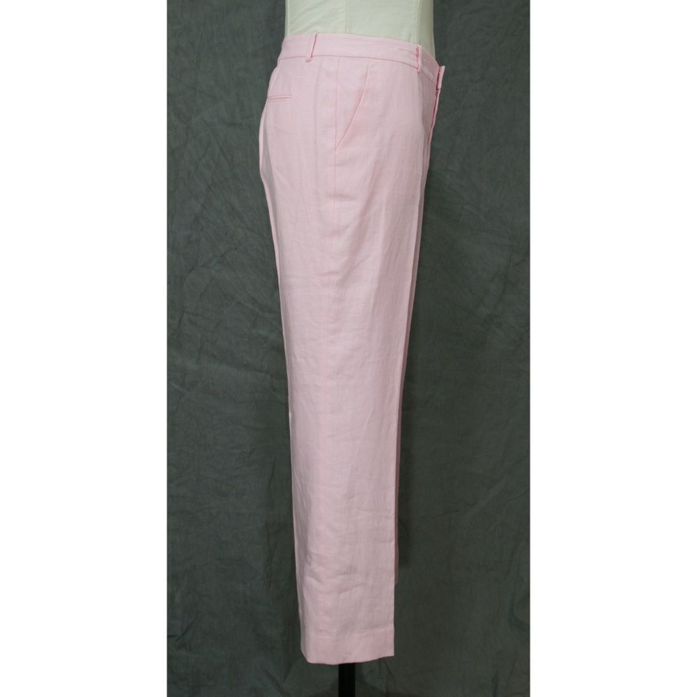 💥HP! Pink linen Ralph Lauren suit 12 reg / 14P. ⚜️ - Picture 3 of 9